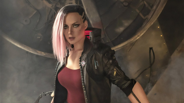 Eve ryder pink hair sword free wallpaper - medium preview image