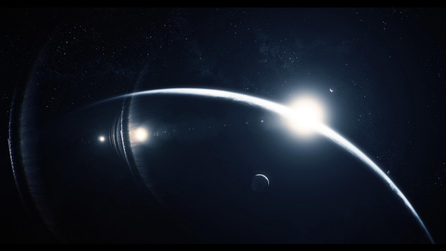 Space station satellite distant object #2 free wallpaper - medium preview image