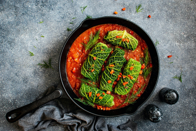 Vegetables sauce table spoon cloth free wallpaper - medium preview image