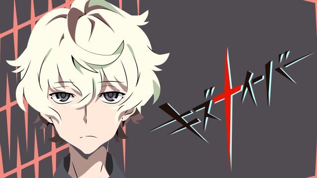 White hair black shirt cross free wallpaper - medium preview image