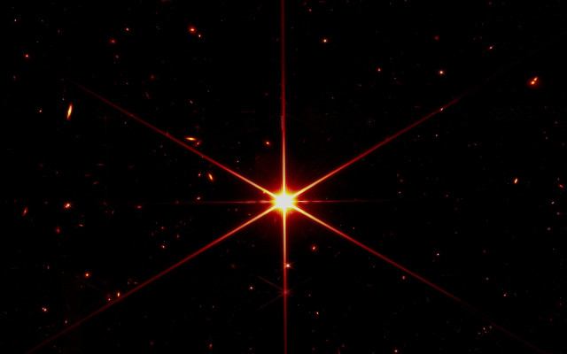 Shining star dark sky space free wallpaper - medium preview image