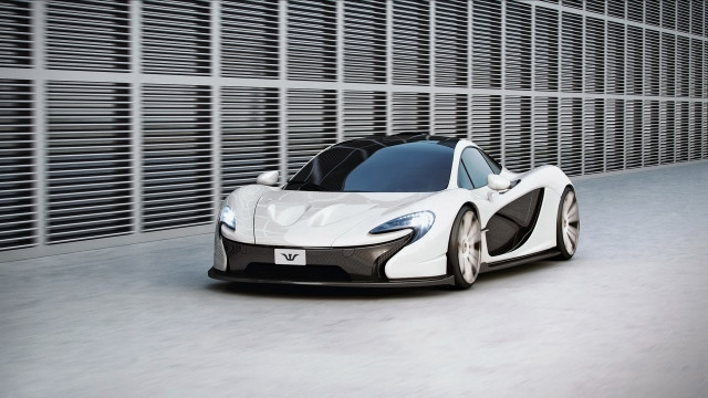 White black car parking lot #2 free wallpaper - medium preview image