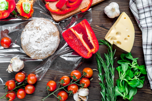 Food table variety vegetables cheese free wallpaper - medium preview image