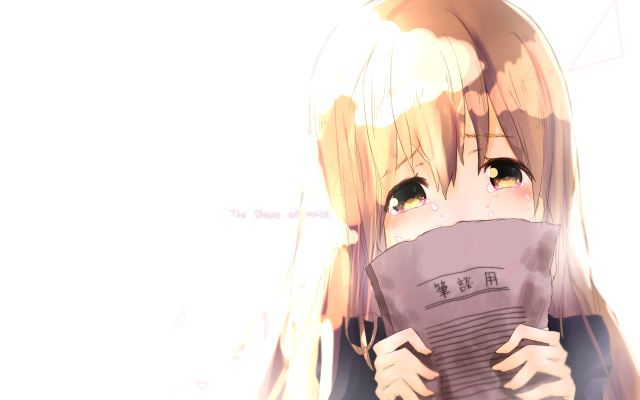 Girl blonde hair book smile free wallpaper - medium preview image
