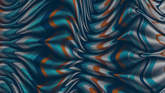 Colorful abstract wavy lines fractals free wallpaper - medium preview image