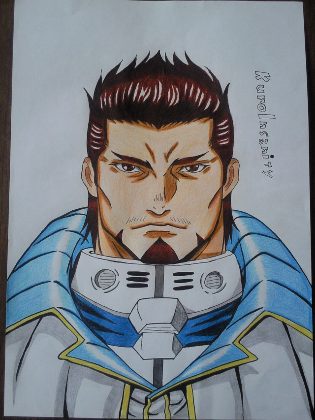 Man sword helmet cape drawing free wallpaper - medium preview image