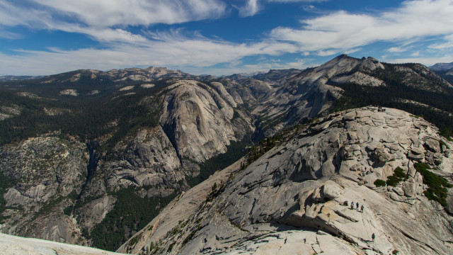 Mountain range clouds lake forest free wallpaper - medium preview image
