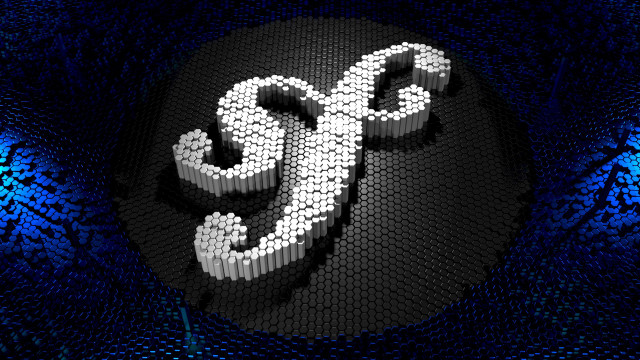Large letter ascii art c4d free wallpaper - medium preview image