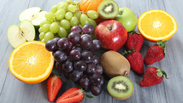 Fruit arrangement arcimboldo neoplasticism stock free wallpaper - medium preview image