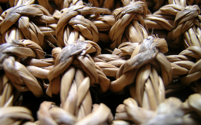 Woven brown assemblage macro intricate free wallpaper - medium preview image