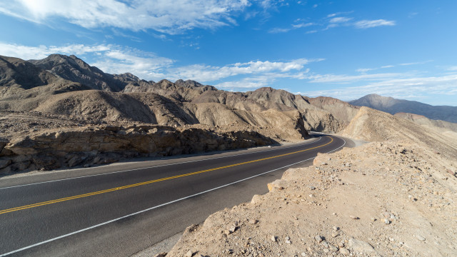 Desert road mountain blue sky #2 free wallpaper - medium preview image