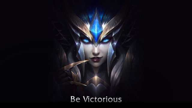 Blue eyes woman armor glowing free wallpaper - medium preview image