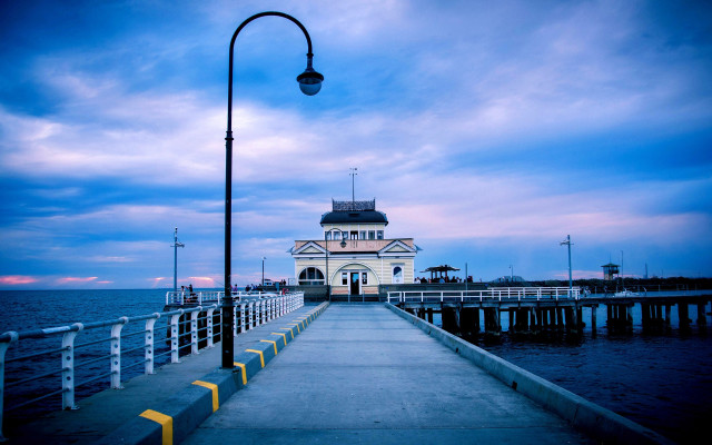 Pier light pole light pole free wallpaper - medium preview image
