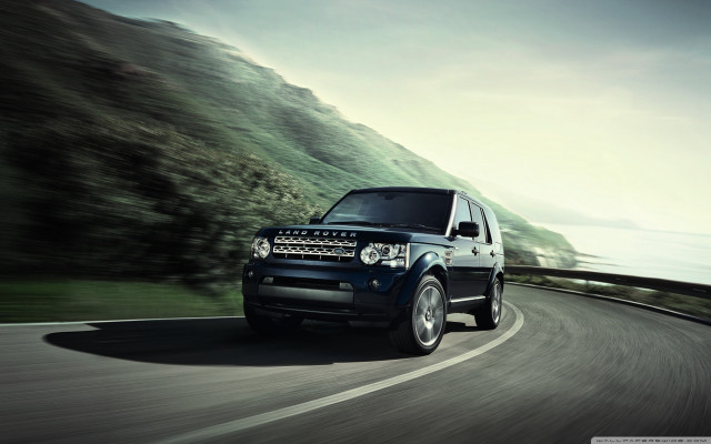 Black land rover mountain range free wallpaper - medium preview image