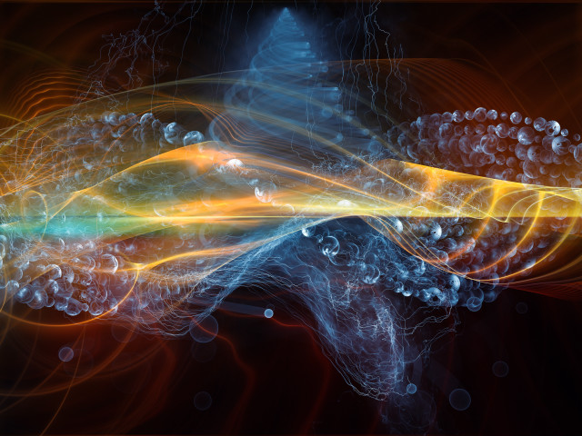 Colorful bubbles water abstract glowing free wallpaper - medium preview image