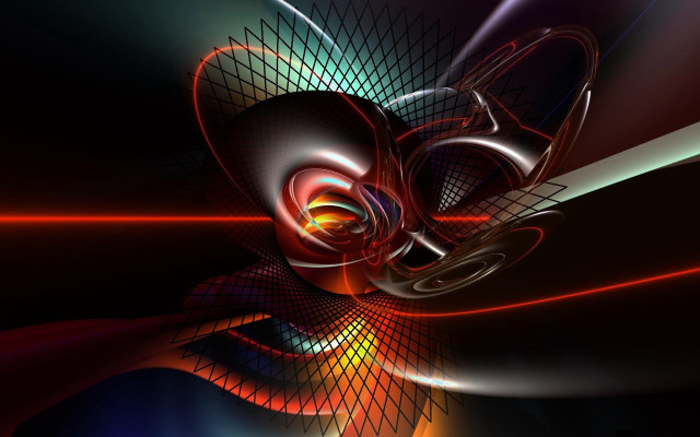 Heart fence abstract honeycomb tiles free wallpaper - medium preview image
