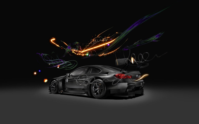 Car lights dark room black free wallpaper - medium preview image