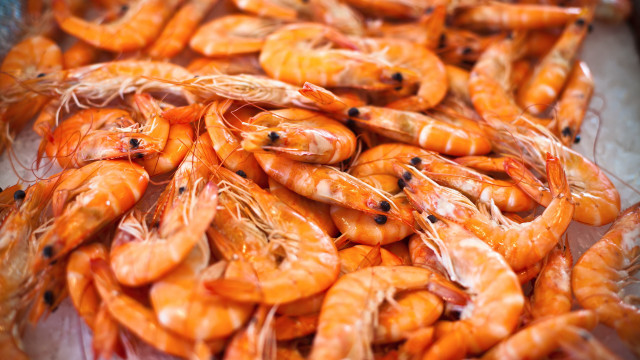 Shrimp pepperoni autumn photorealism fire free wallpaper - medium preview image