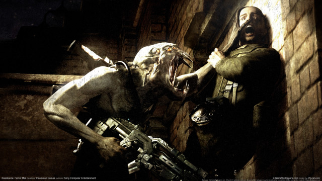 Man zombie beard antipodeans gun free wallpaper - medium preview image