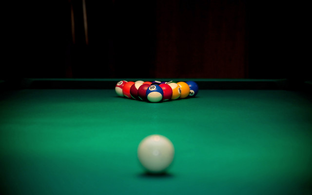 Pool table cue balloon moon free wallpaper - medium preview image