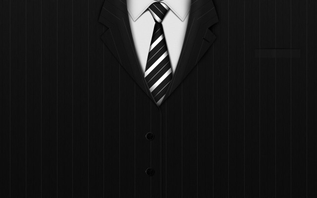 Man in suit striped tie free wallpaper - medium preview image
