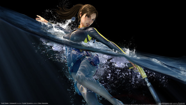 Surfing woman bodysuit ocean night free wallpaper - medium preview image