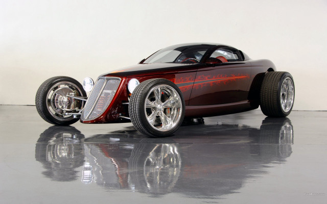 Chrome rim red car reflection #2 free wallpaper - medium preview image