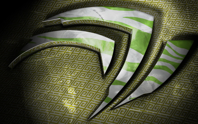 Green white zebra logo black free wallpaper - medium preview image