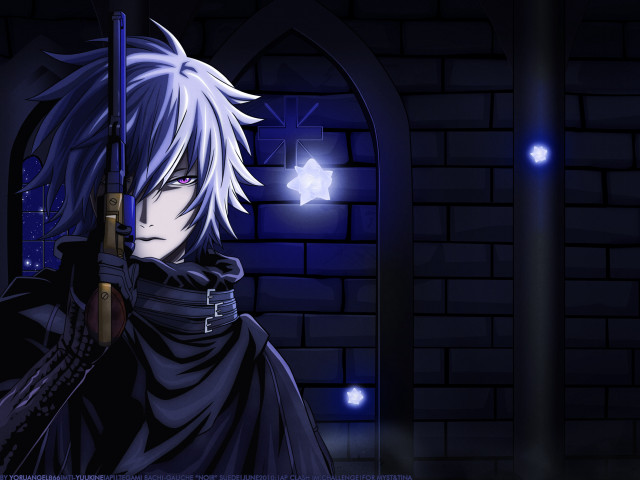 Man gun brick wall star free wallpaper for desktop - medium preview image