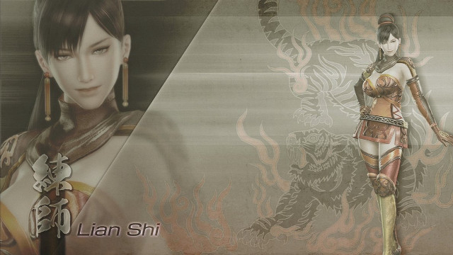 Woman costume dragon back arm free wallpaper - medium preview image