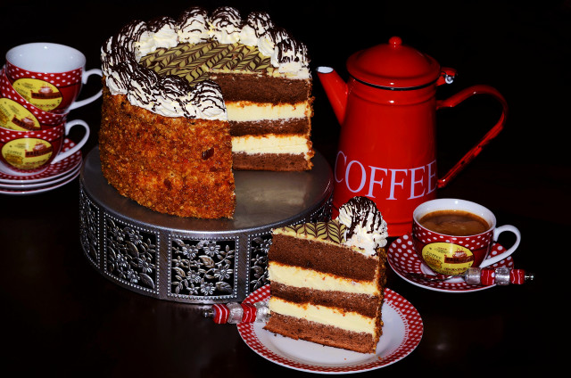 Cake slice coffee table rococo free wallpaper - medium preview image