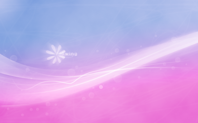 Pink blue background flower side free wallpaper - medium preview image
