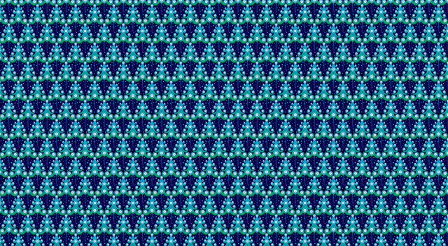 Blue green pattern figure crystal free wallpaper - medium preview image