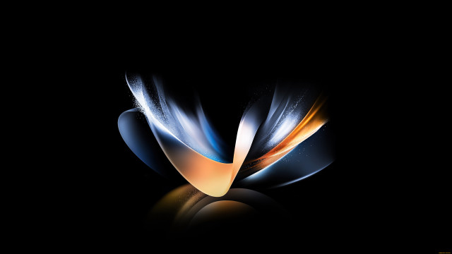 Black background colorful side reflection free wallpaper - medium preview image