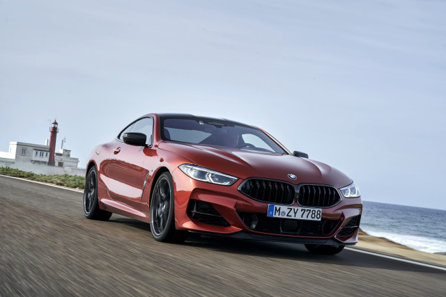 Red bmw ocean lighthouse blue free wallpaper - medium preview image