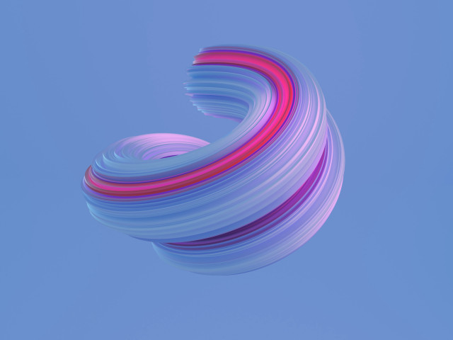 Colorful flying object blue sky free wallpaper - medium preview image