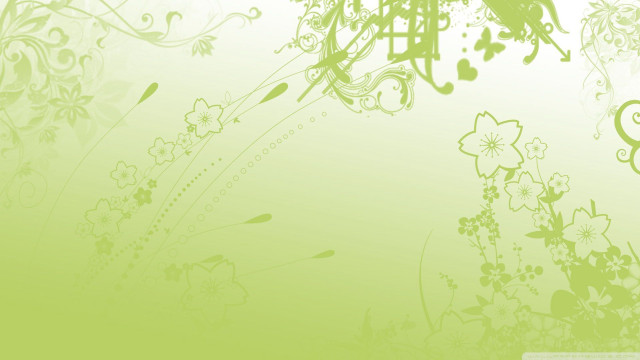 Green floral background bird backside free wallpaper - medium preview image
