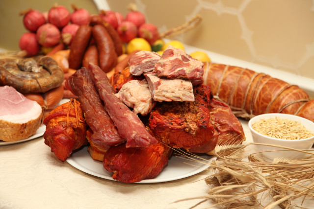 Plate meats mustard bela cikos free wallpaper - medium preview image