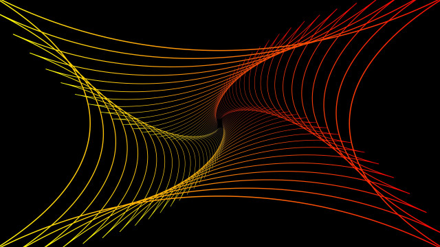 Black background red yellow swirl free wallpaper - medium preview image