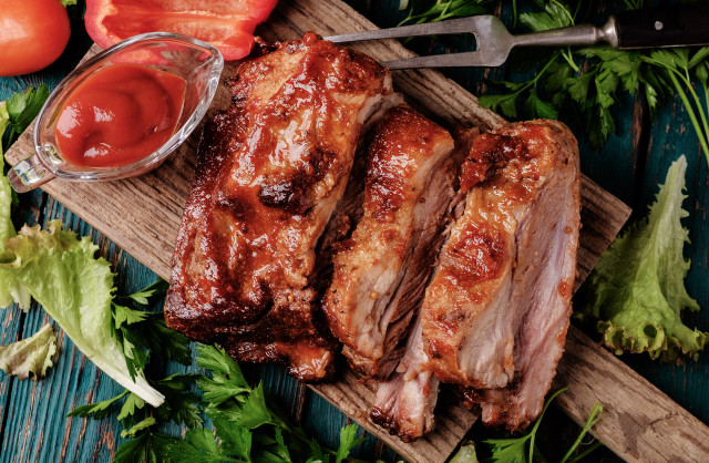 Cutting board meat vegetables knife #2 free wallpaper - medium preview image