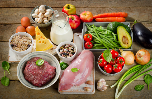 Food variety table milk eggs free wallpaper - medium preview image