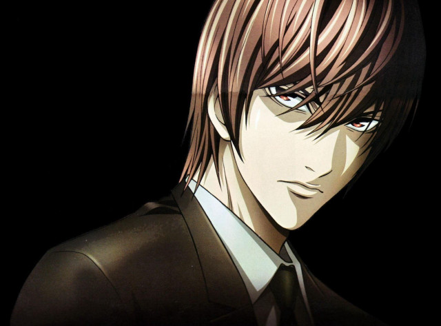 Man long hair suit serious free wallpaper - medium preview image