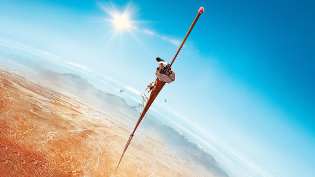 Sky desert ski lift fishing free wallpaper - medium preview image