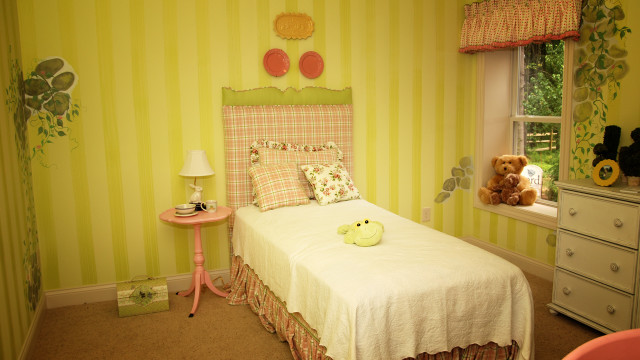 Bedroom teddy bear pink table free wallpaper - medium preview image