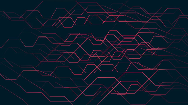 Dark red line pattern honeycomb free wallpaper - medium preview image
