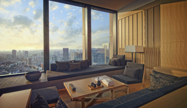 Cityscape modernism couch window digital free wallpaper - medium preview image