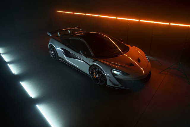 Dimly lit car 3d render free wallpaper - medium preview image