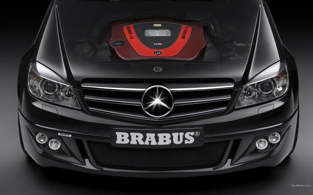 Mercedes benz international typographic style free wallpaper - medium preview image