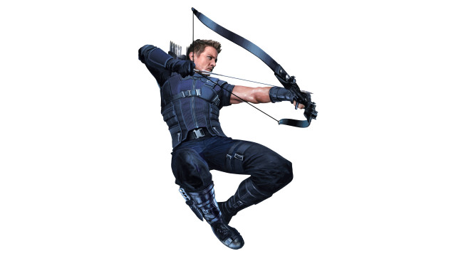 Man costume archer action pose free wallpaper - medium preview image