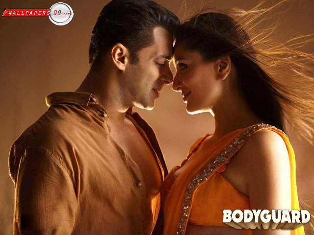 Man woman bodyguard brown background free wallpaper - medium preview image